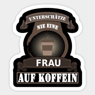 Frau Power Girlspower Frauentag Muttertag Sticker